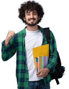 Image showing excited student